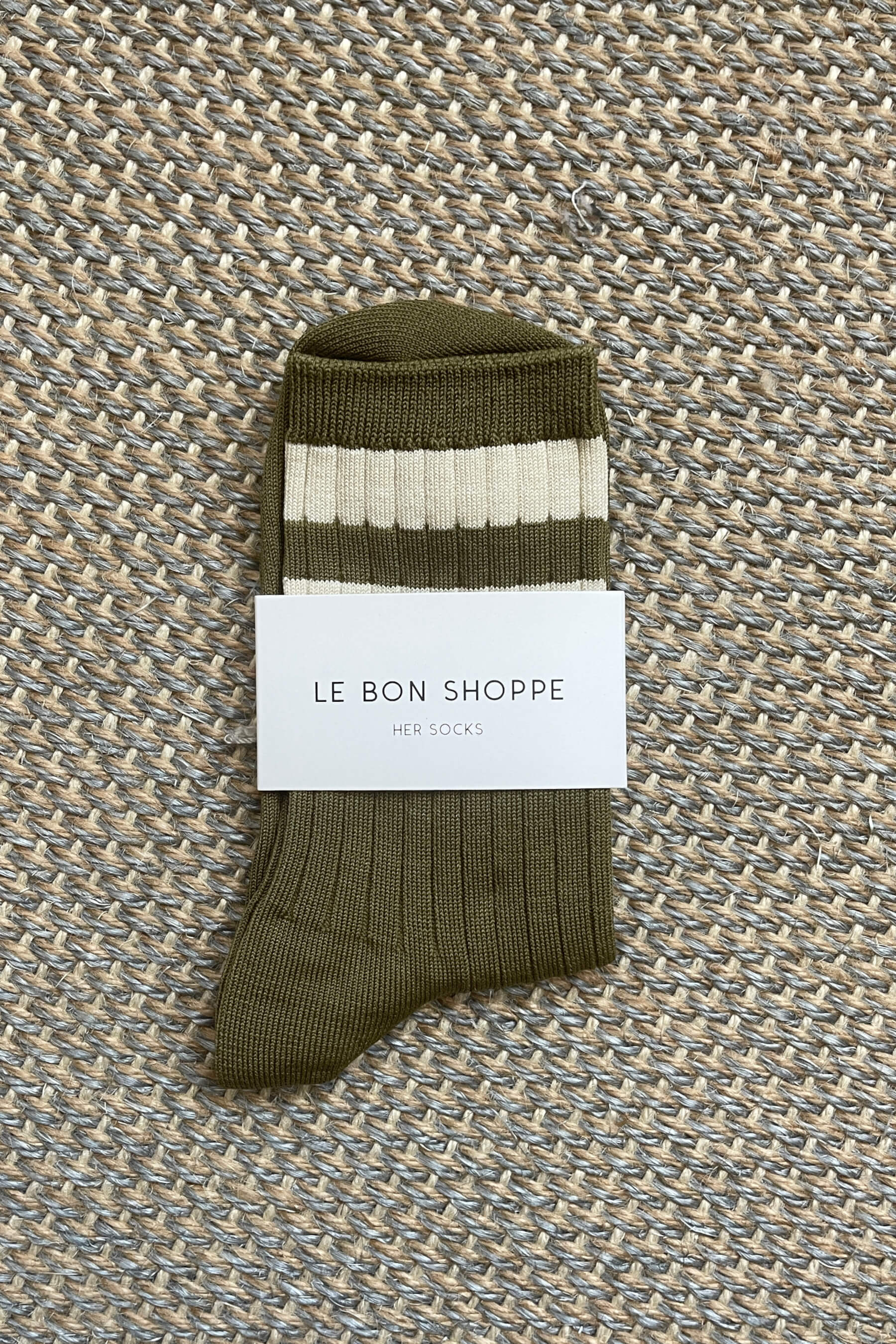 Her Socks - Varsity | Fern | by Le Bon Shoppe - Lifestory - Le Bon Shoppe
