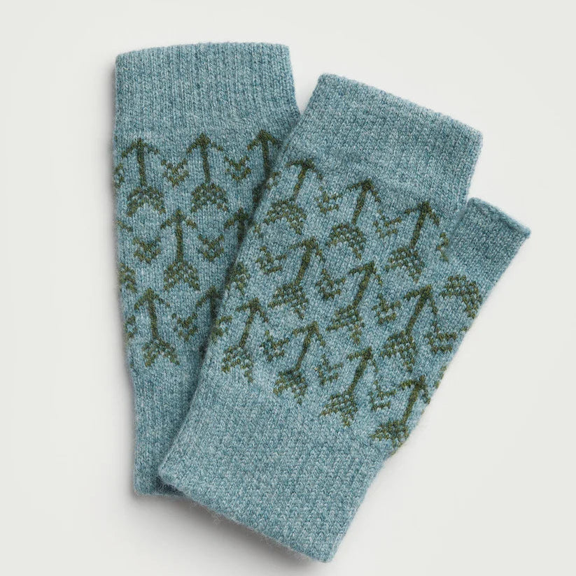 Fingerless Mittens in 'Arrow' - Various Colourways by Hilary Grant - Lifestory