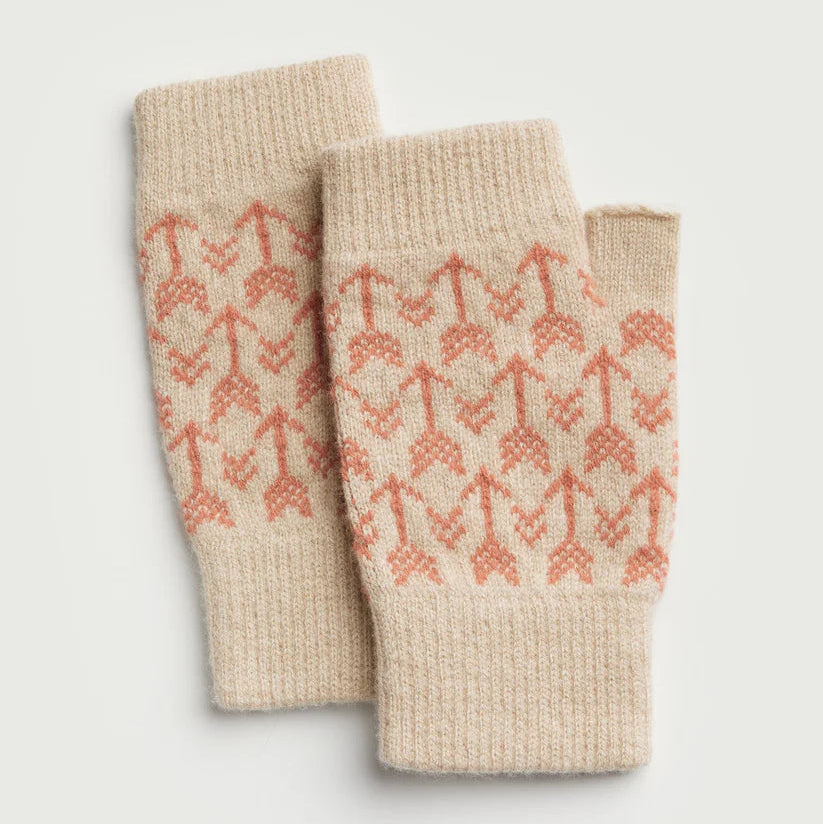 Fingerless Mittens in 'Arrow' - Various Colourways by Hilary Grant - Lifestory