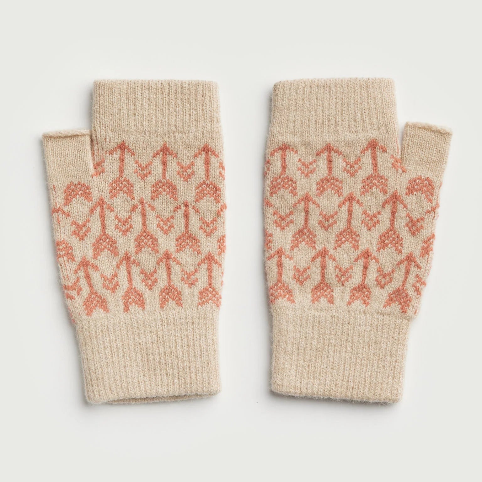 Fingerless Mittens in 'Arrow' - Various Colourways by Hilary Grant - Lifestory
