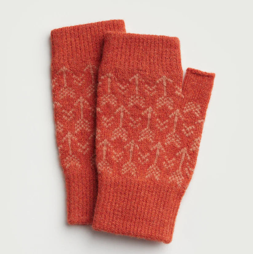 Fingerless Mittens in 'Arrow' - Various Colourways by Hilary Grant - Lifestory