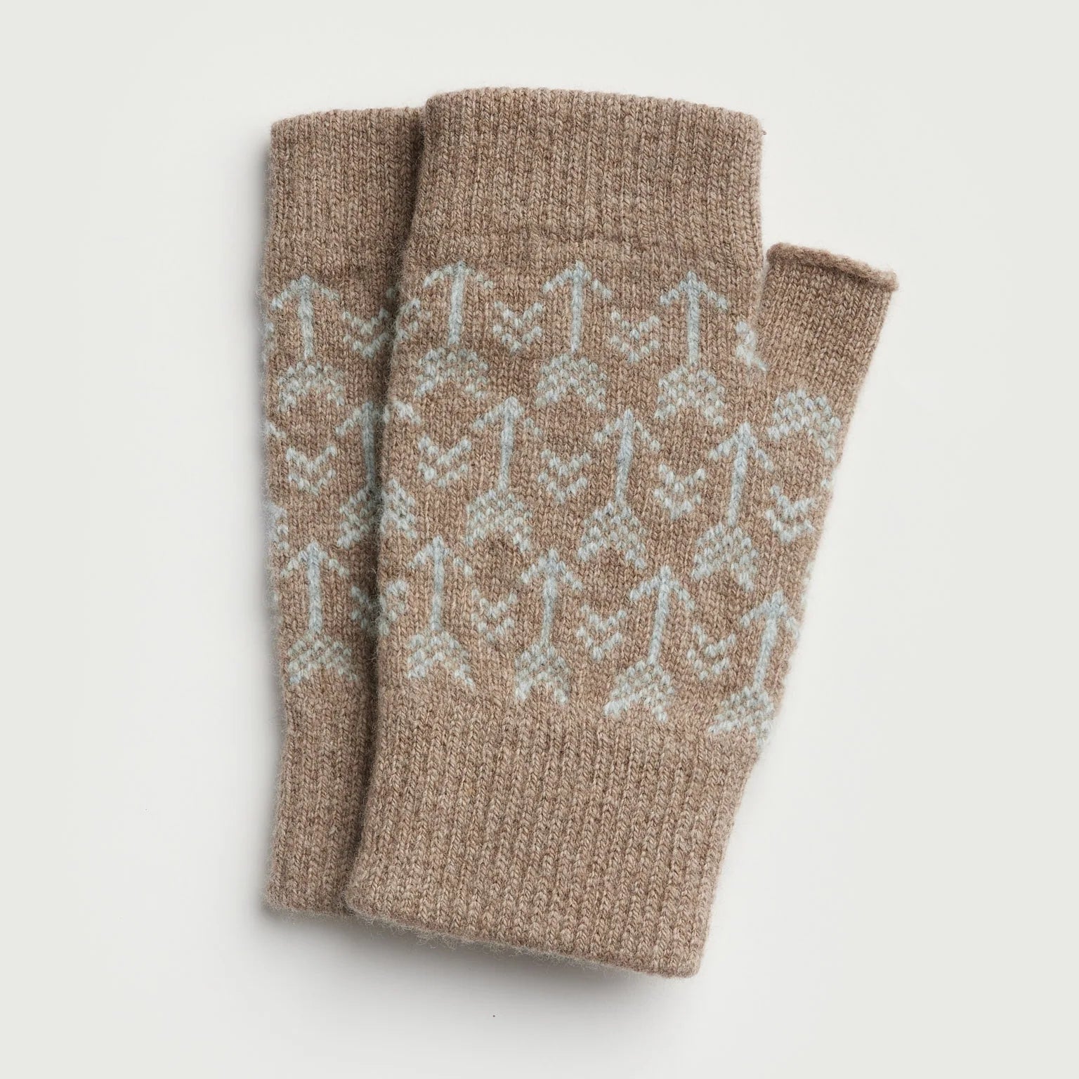 Fingerless Mittens in 'Arrow' - Various Colourways by Hilary Grant - Lifestory