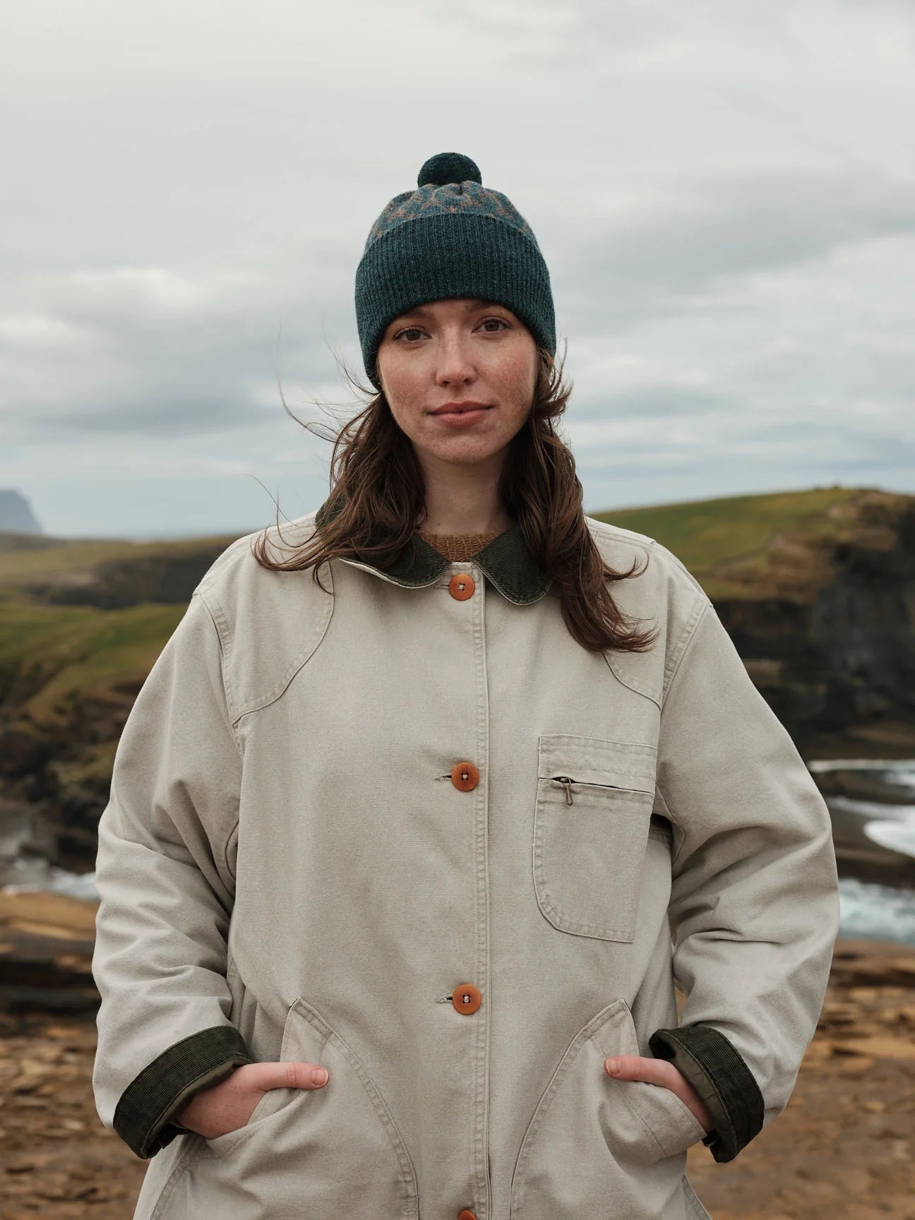 Pom Hat in 'Arrow' - Various Colourways by Hilary Grant - Lifestory