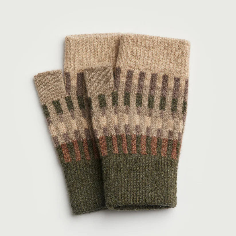Fingerless Mittens in 'Harbour' in Various Colourways by Hilary Grant - Lifestory
