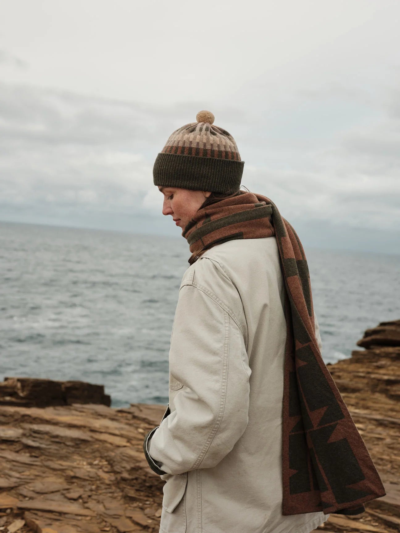 Pom Hat 'Harbour' in various colours by Hilary Grant