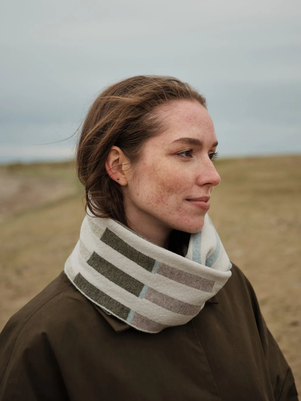 Circle Scarf 'Harbour' in Various Colourways by Hilary Grant - Lifestory