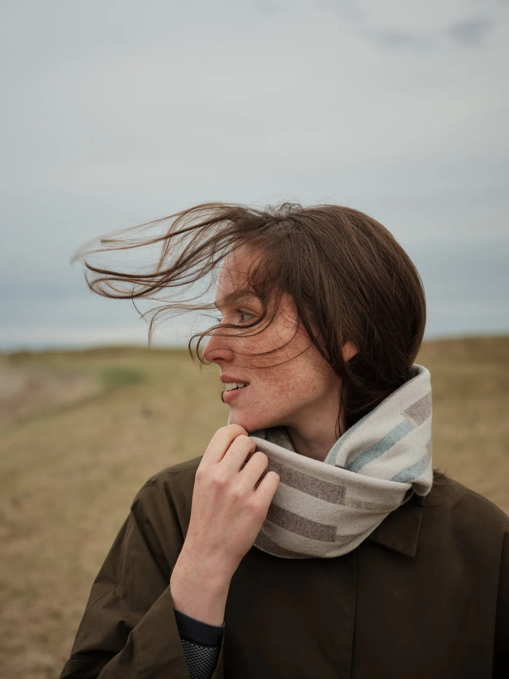 Circle Scarf 'Harbour' in Various Colourways by Hilary Grant - Lifestory