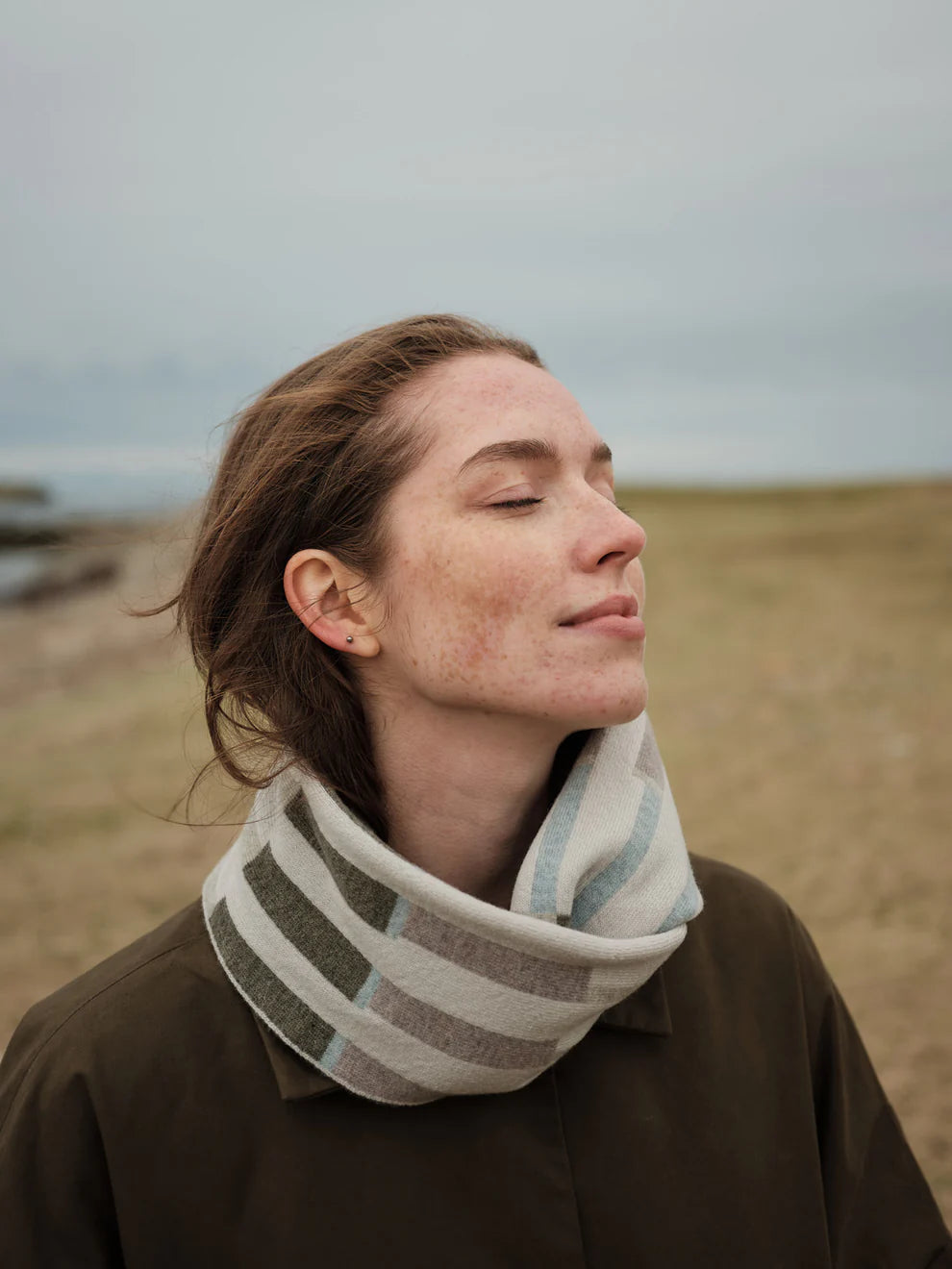 Circle Scarf 'Harbour' in Various Colourways by Hilary Grant - Lifestory