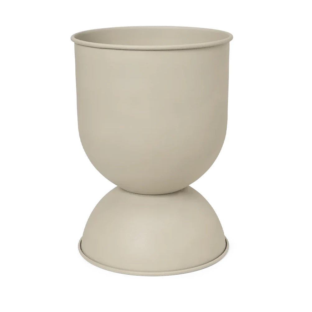 Hourglass Plant Pot | Small | Cashmere | by ferm Living - Lifestory