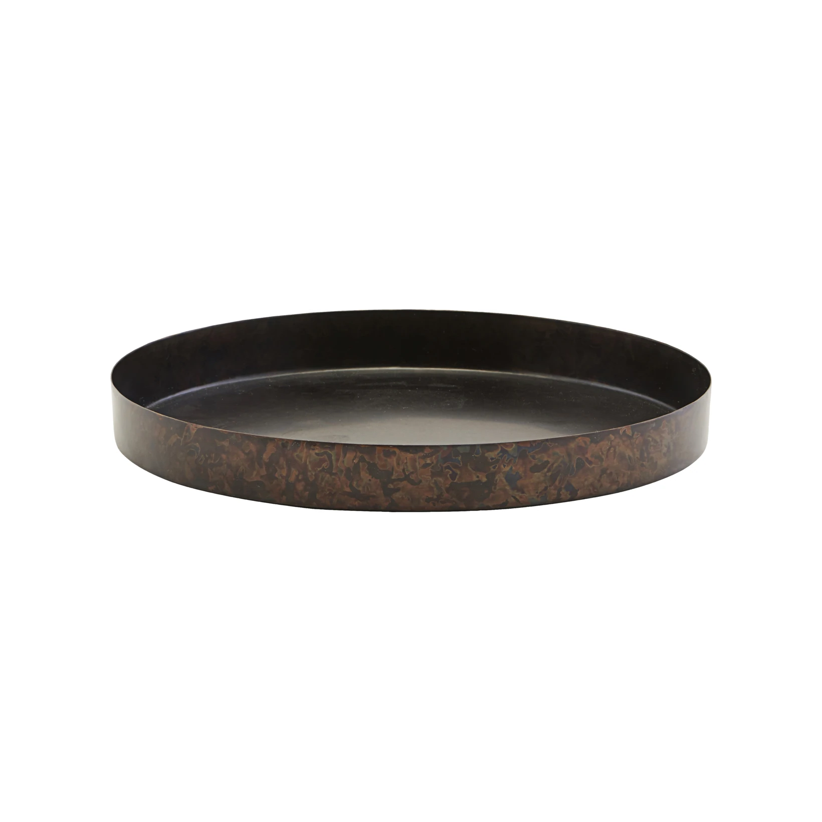House Doctor 20cm Antique Brown Iron Ella Tray - Lifestory