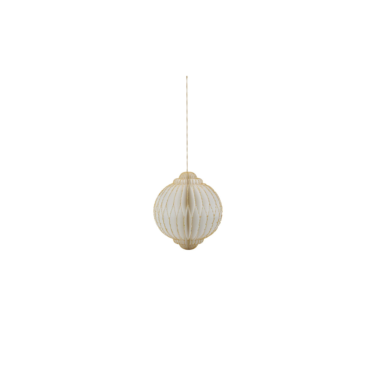 House Doctor HDAlsta Christmas Tree Ornaments in Off-white