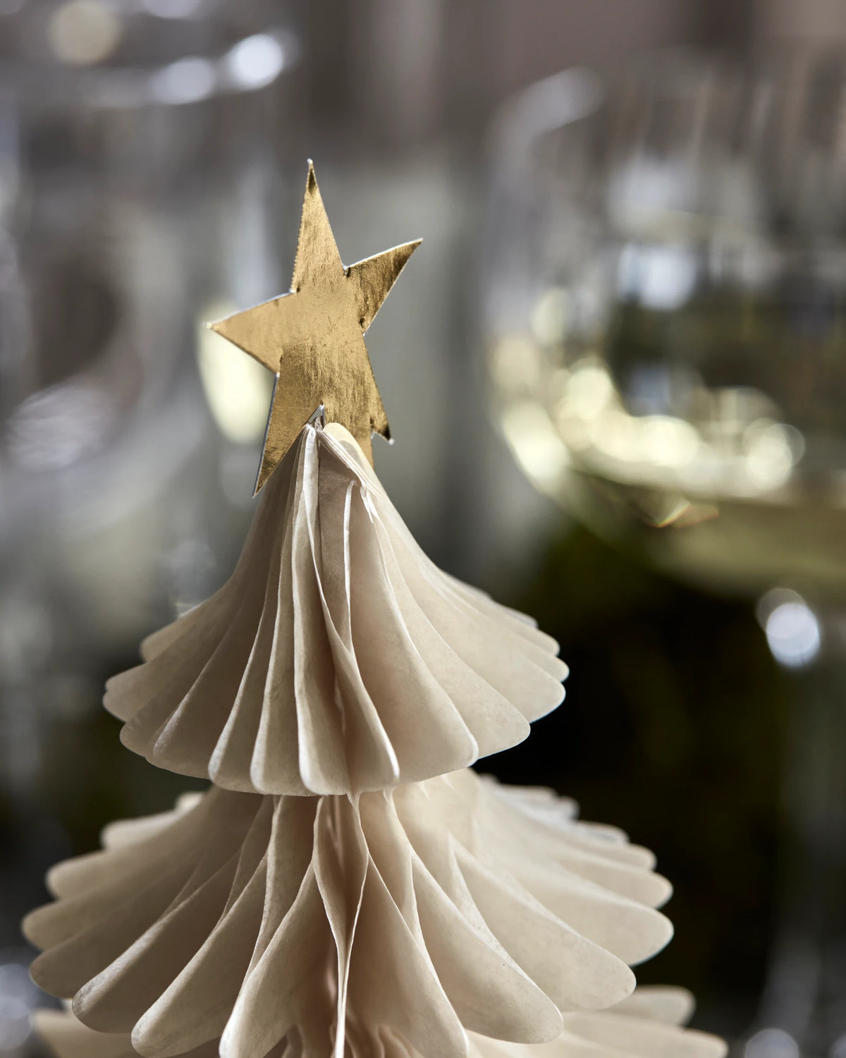 House Doctor Set of 3 Standing Tree Paper Decorations