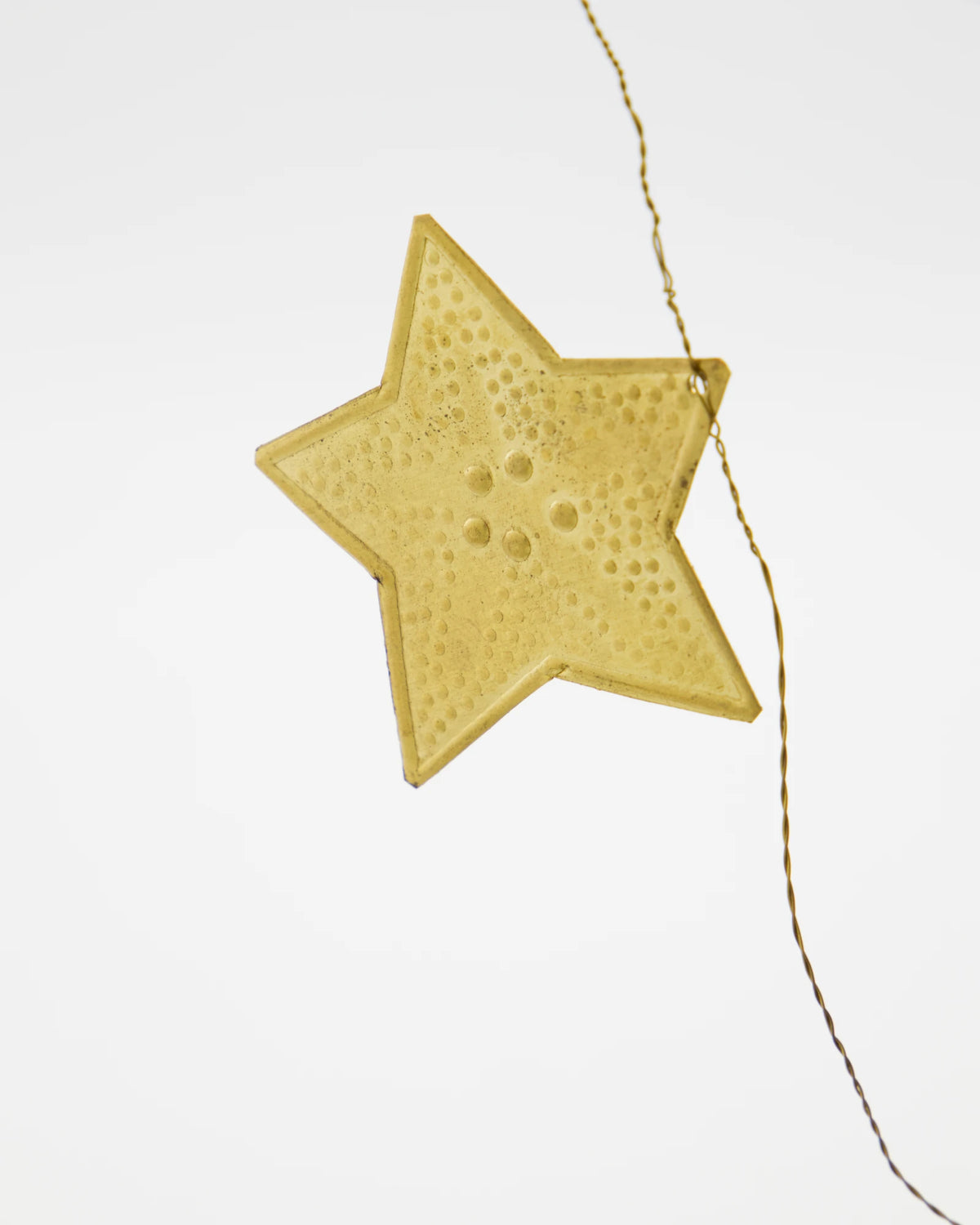 House Doctor Star Garland (200cm) - Silver or Antique Brass