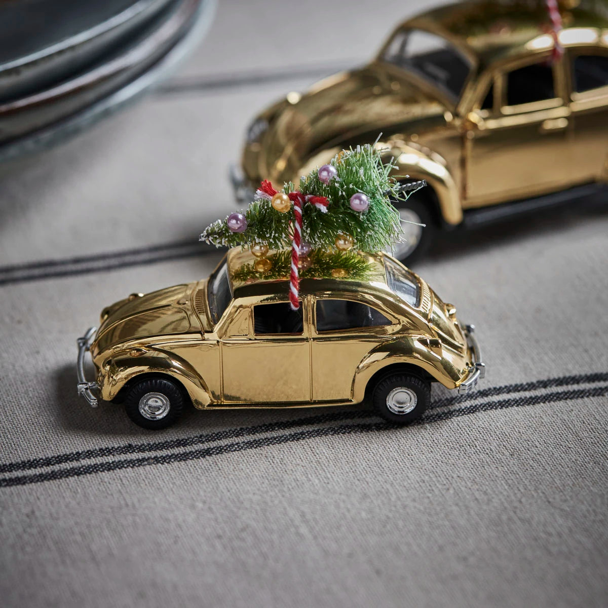 House Doctor Mini Christmas Car Decoration in gold | Lifestory