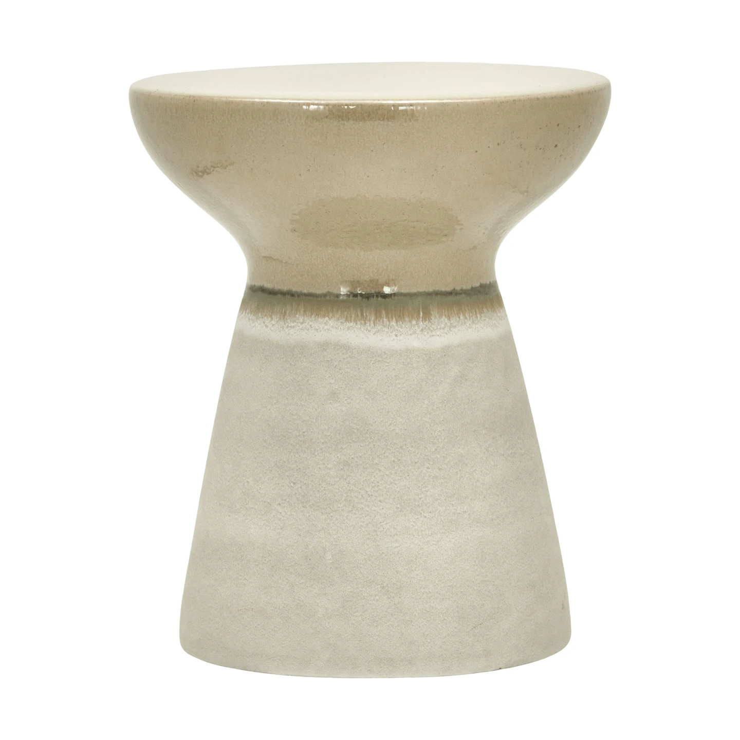 House Doctor 'Pablo' Ceramic Side Table / Stool in Sand - Lifestory