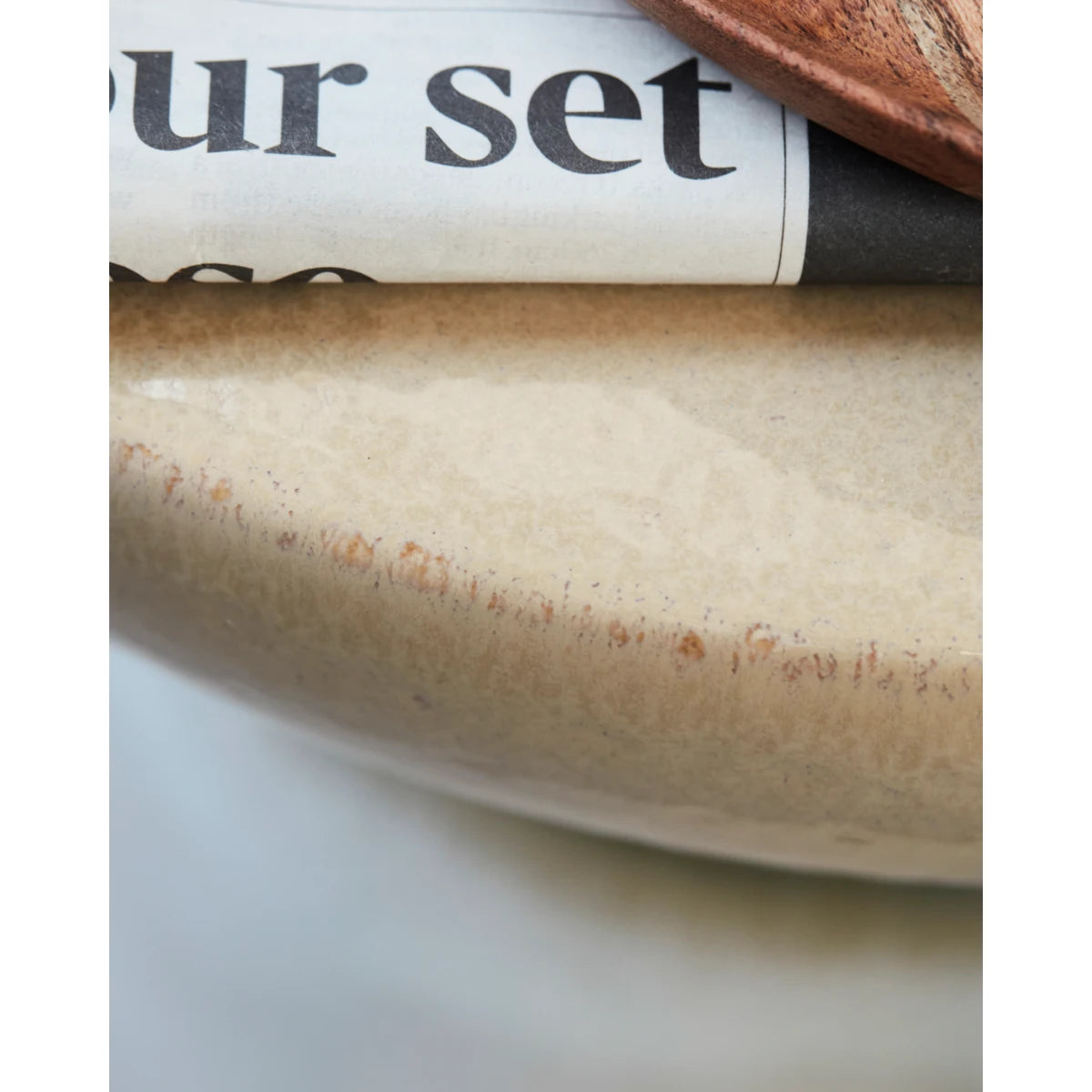 House Doctor 'Pablo' Ceramic Side Table / Stool in Sand - Lifestory