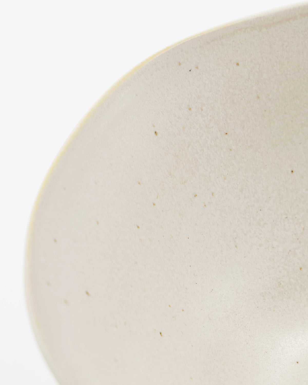 House Doctor Serve Stoneware Stand / Raised Bowl in Off-white