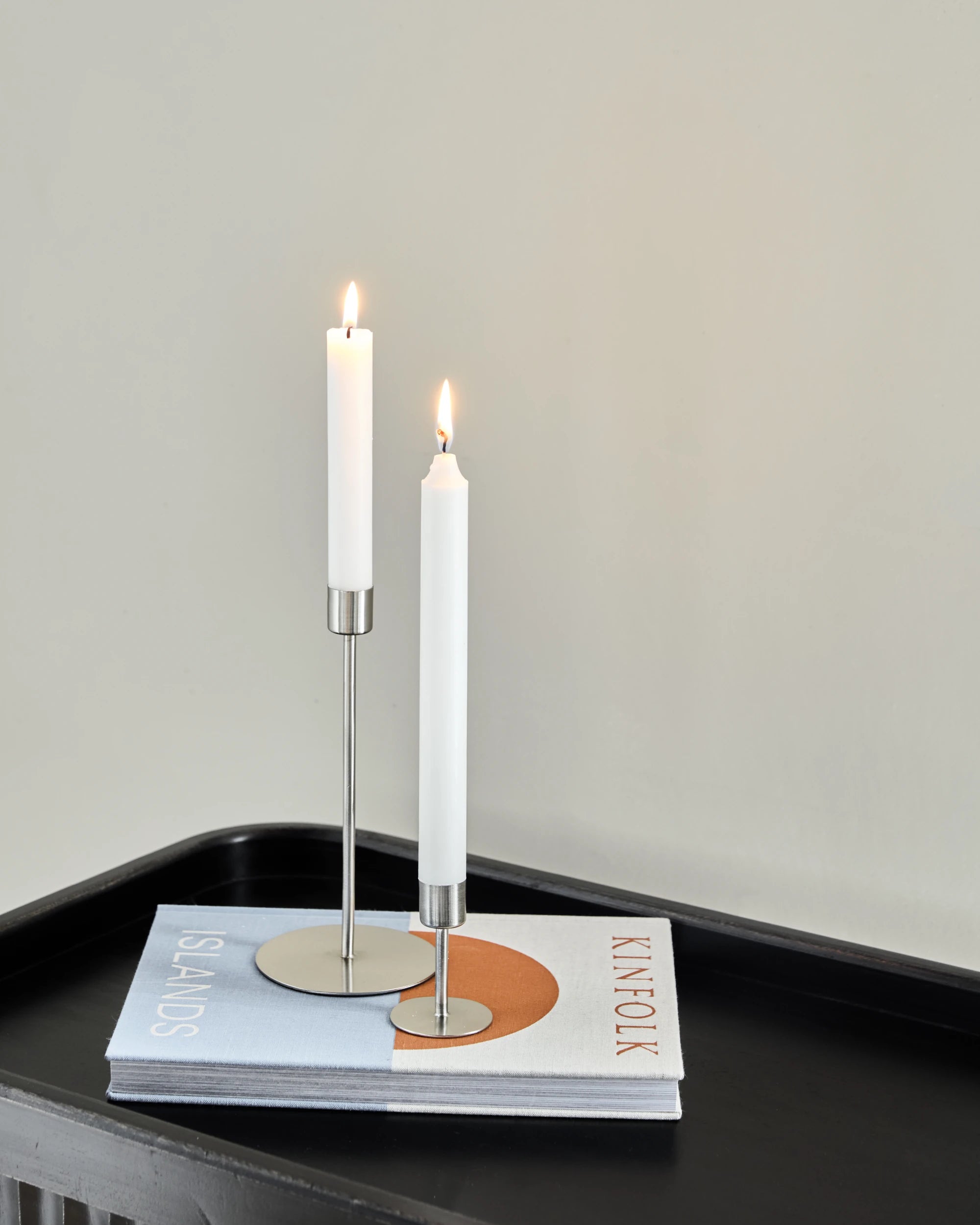 House Doctor Anit Tiny Silver Candle Holder