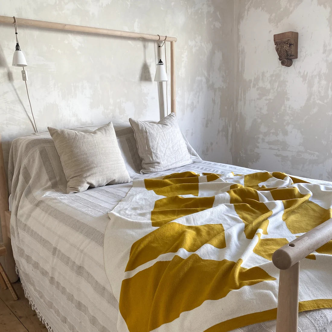 Bruten Throw | Citrus | Cotton | by Sophie Home - Lifestory