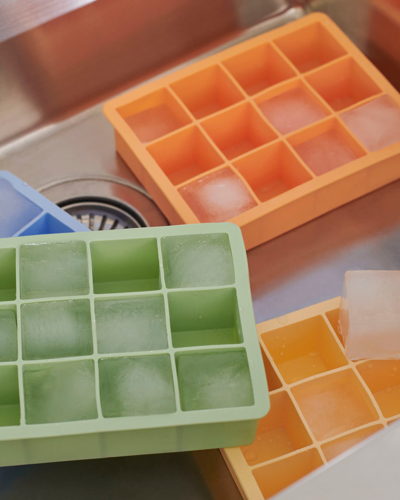 Ice Cube Tray | Mint | XL Square Cubes | by HAY - Lifestory