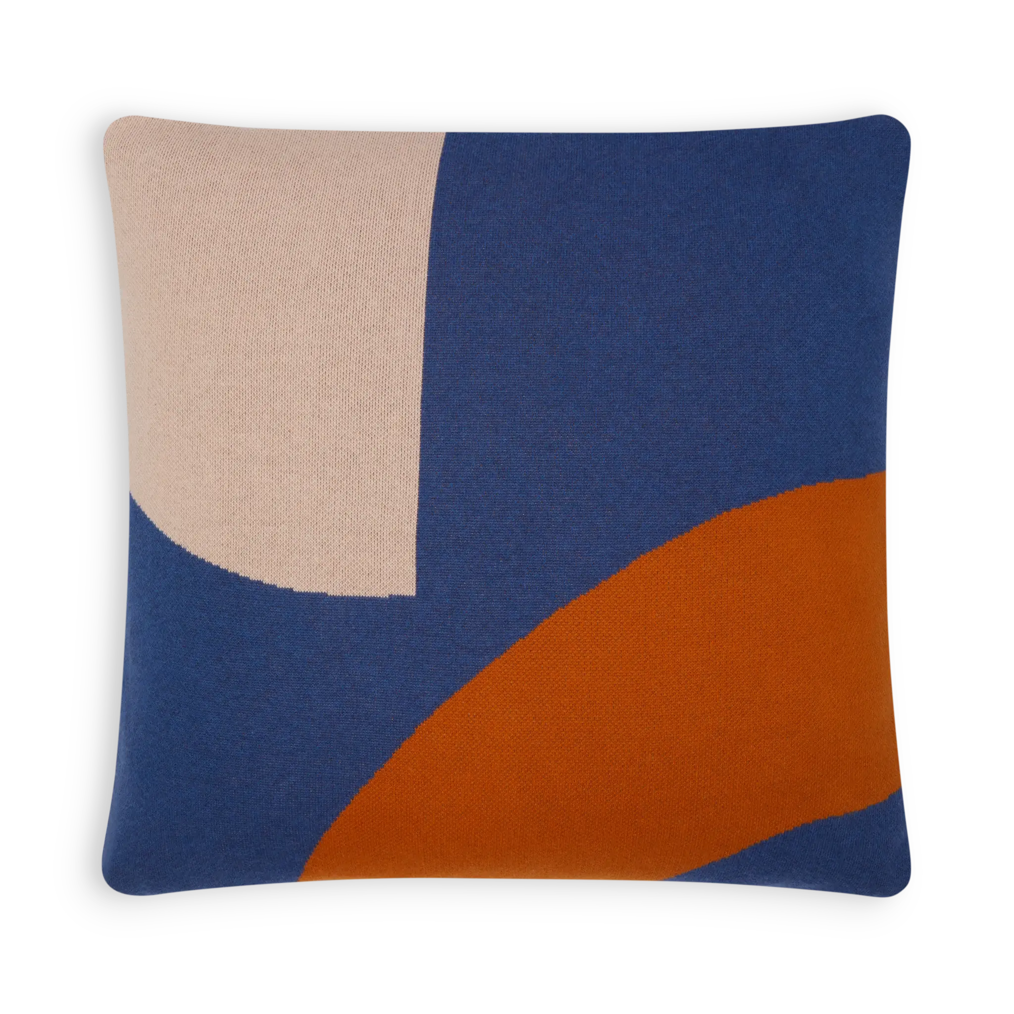 Ilo Cushion | Blue, Blush, Burnt Orange | Cotton & Duck Feather | by Sophie Home - Lifestory