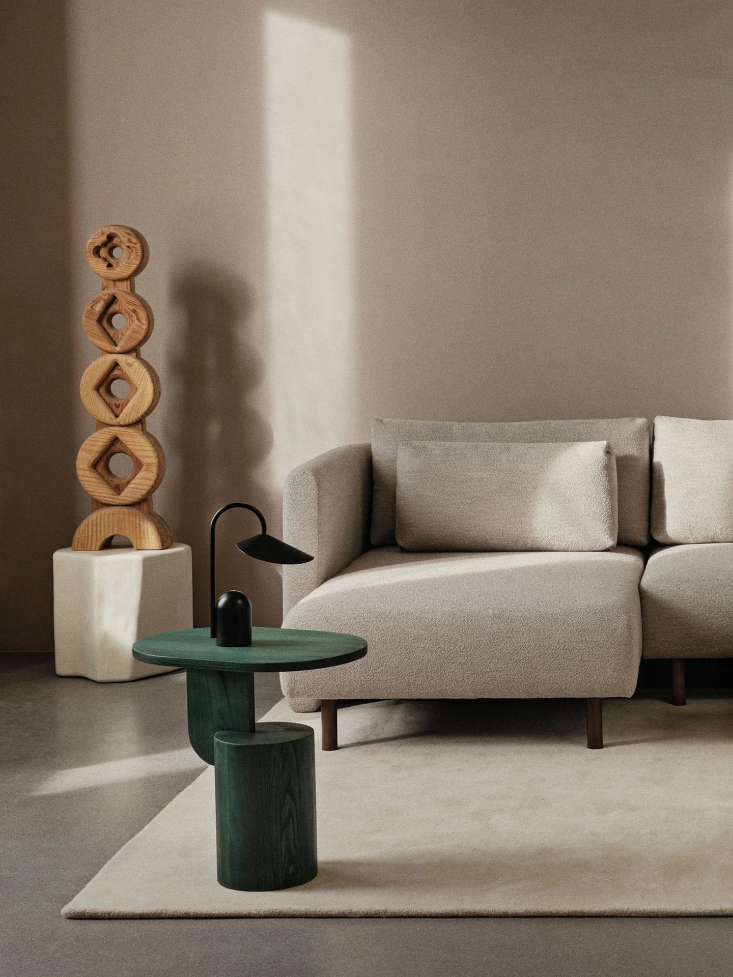 Insert Side Table in Myrtle Green by ferm Living - Lifestory