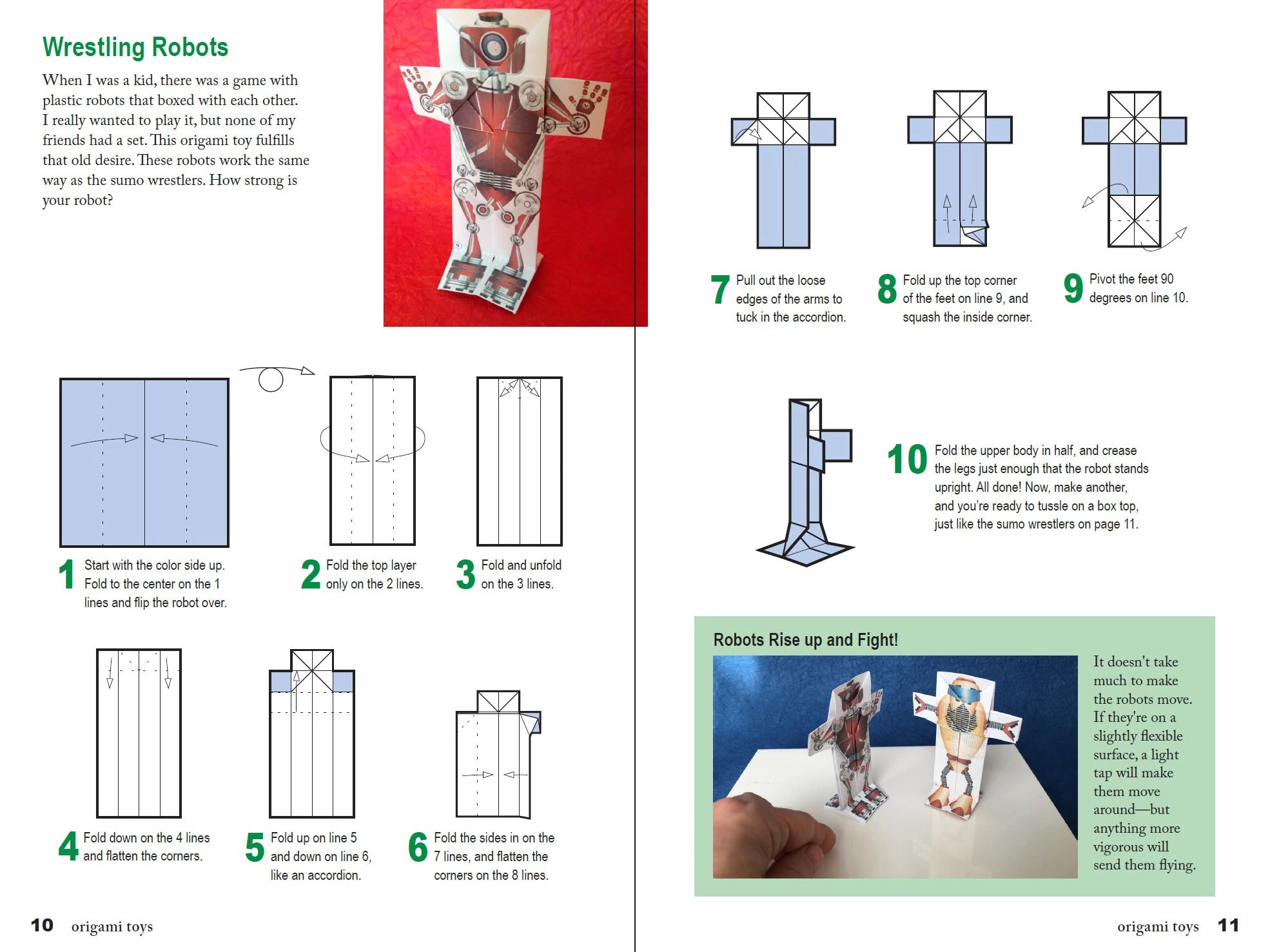 Japanese Paper Toys Kit - Origami & Folded Paper Projects