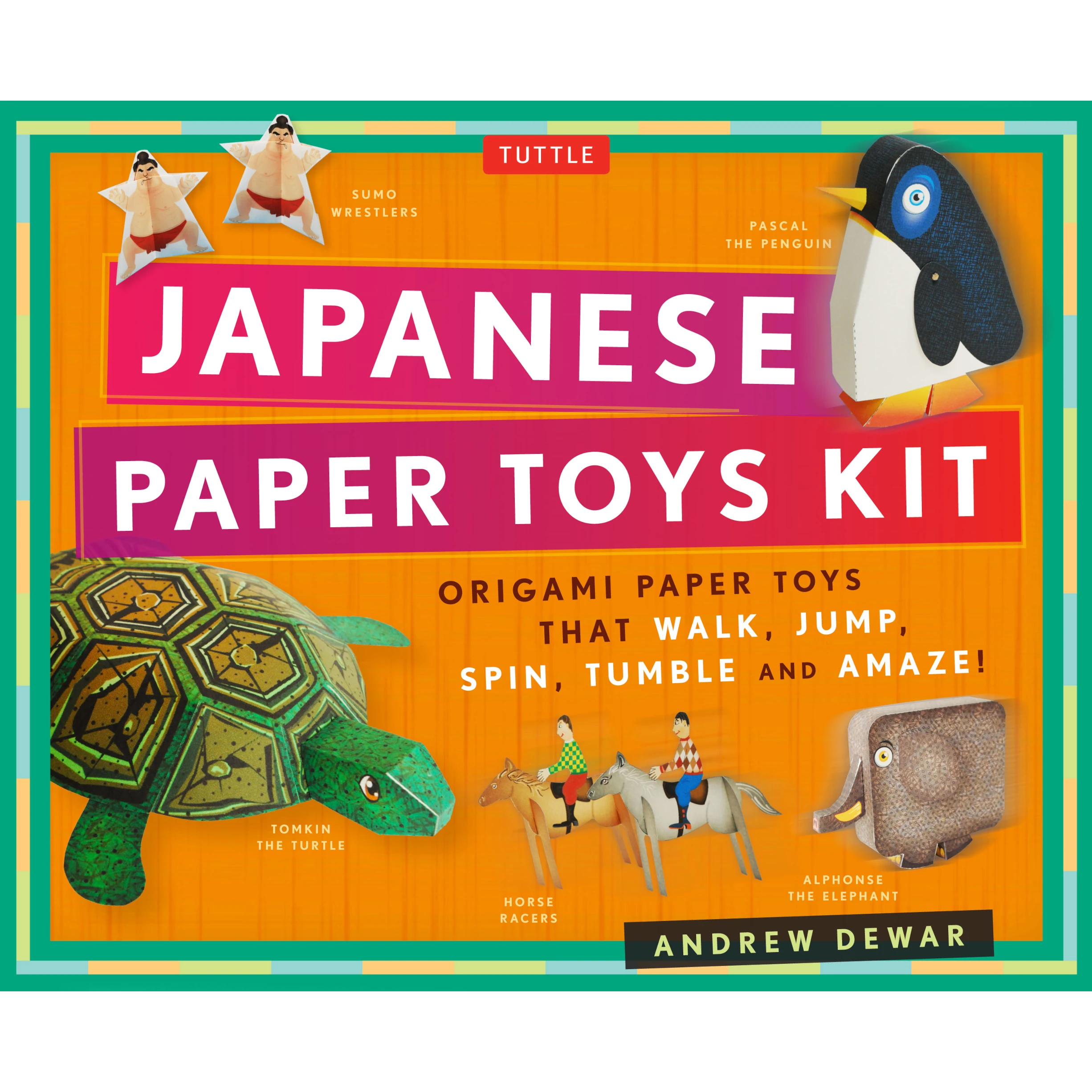 Japanese Paper Toys Kit - Origami & Folded Paper Projects