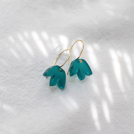 Jules & Clem Mini Matisse Earrings in Perspex - Lifestory
