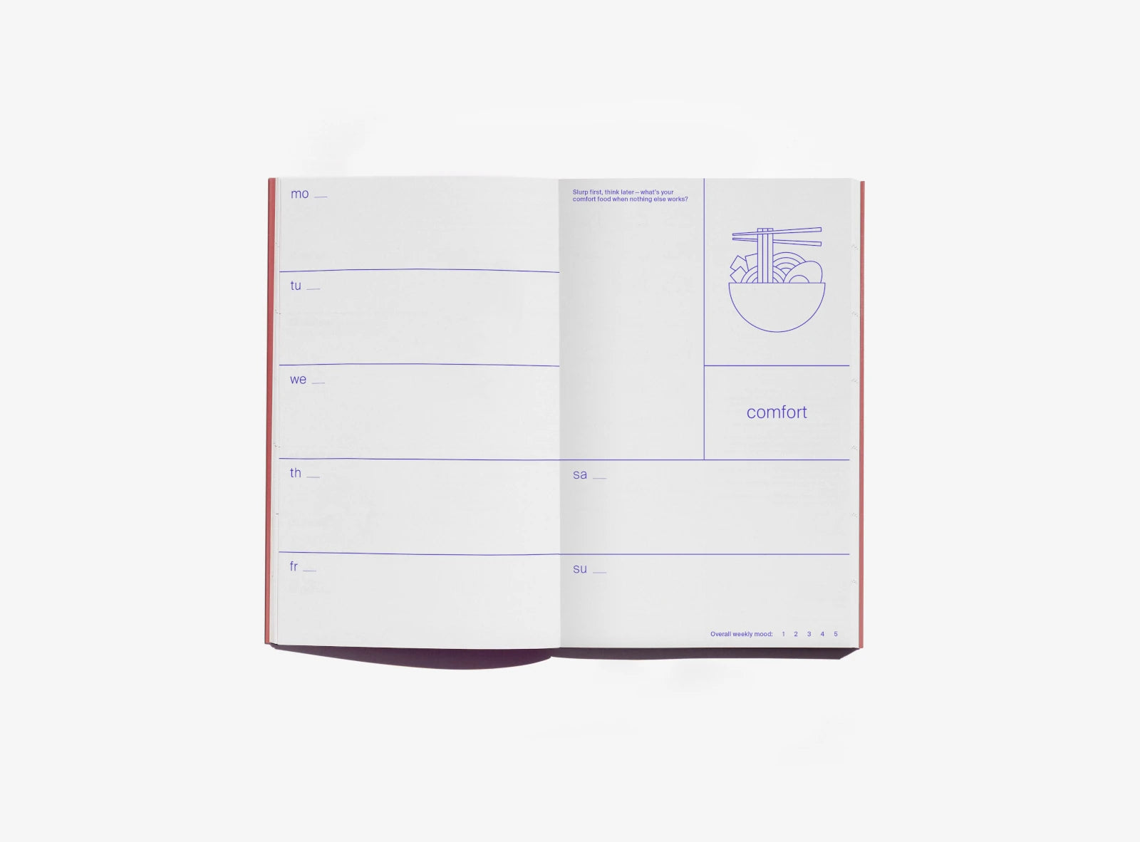 Julie Joliat X Redfries Date Me Happy - Undated Planner inside detail | Lifestory