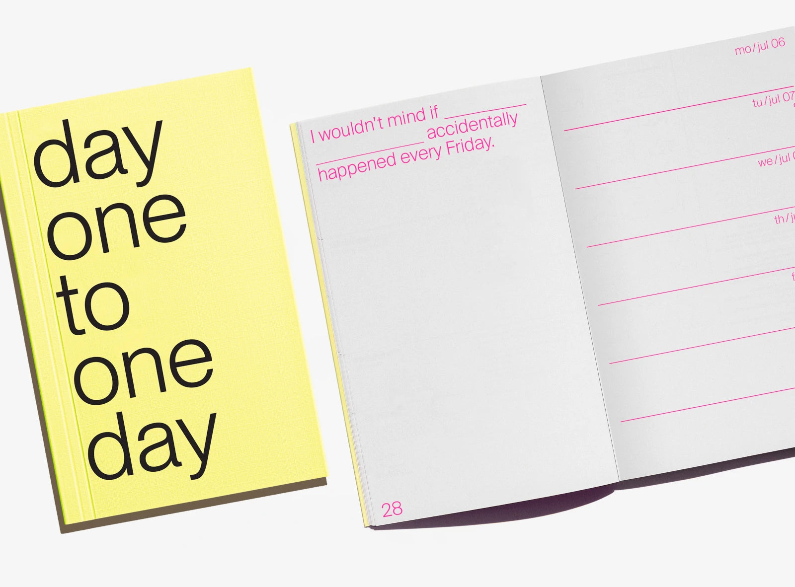 Julie Joliat Day One to One Day Planner 2026 inside detail Vanille | Lifestory