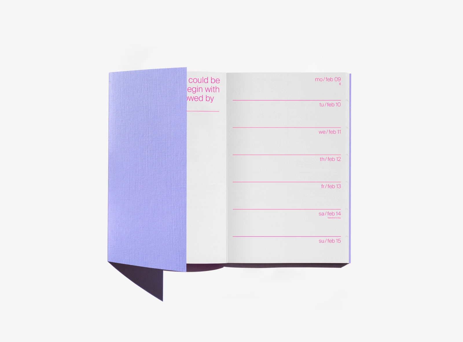 Julie Joliat Day One to One Day Planner 2026 inside detail| Lifestory