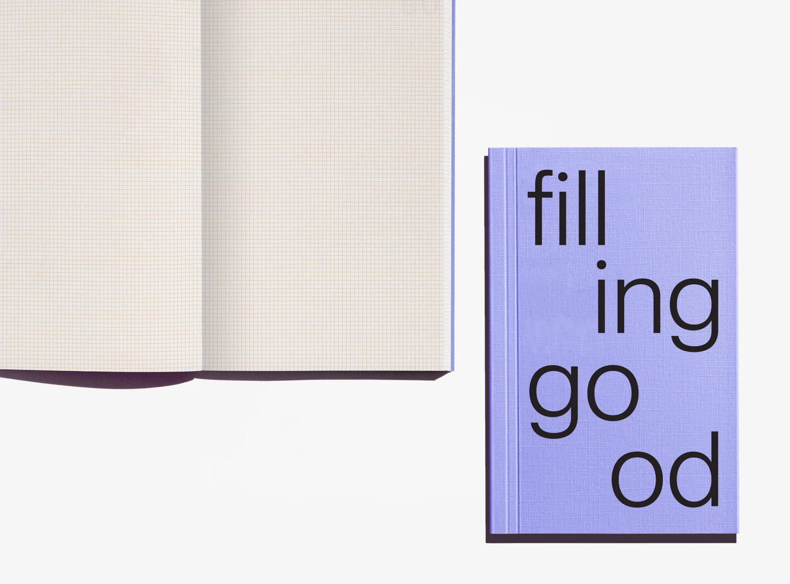 Julie Joliat Filling Good Notebook (Grid) in Berry Milk | Lifestory