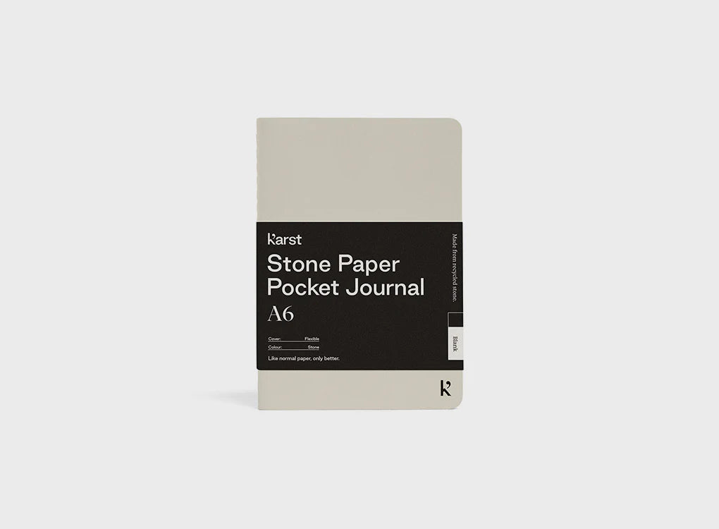 Karst A6 Stone Paper Pocket Journal - Blank Pages - Lifestory