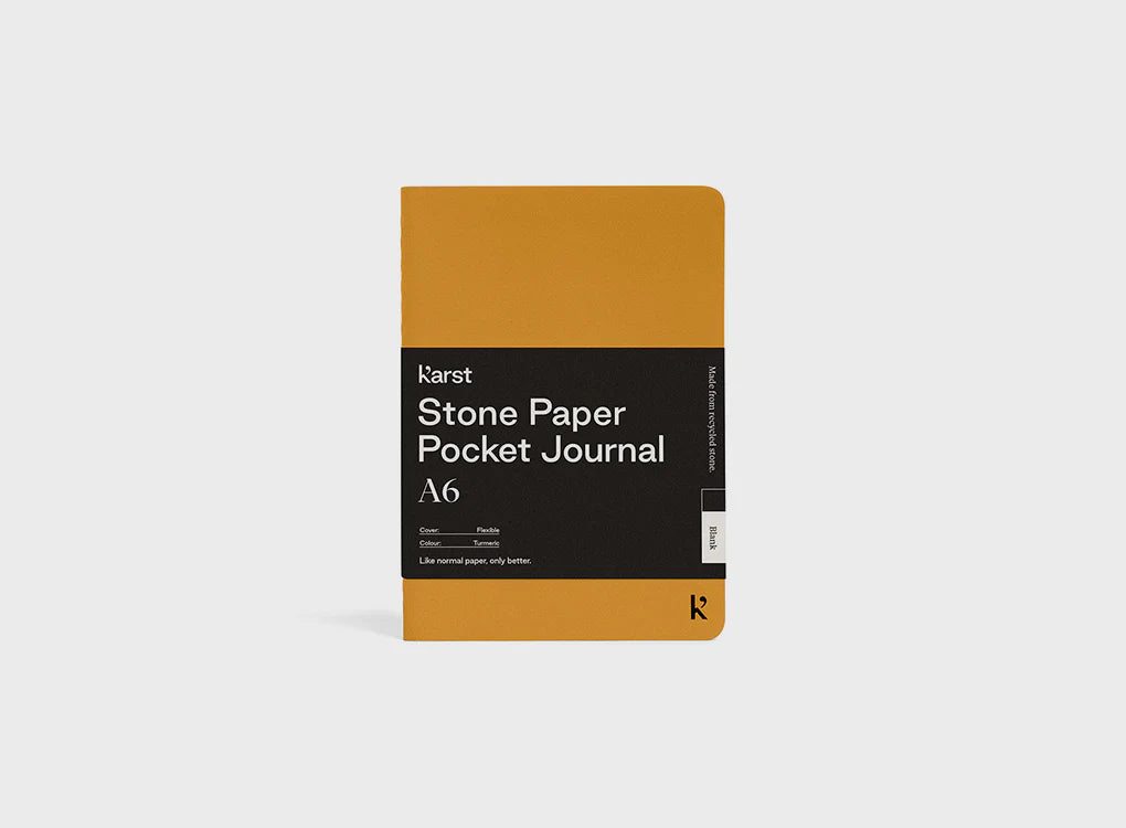 Karst A6 Stone Paper Pocket Journal - Blank Pages - Lifestory
