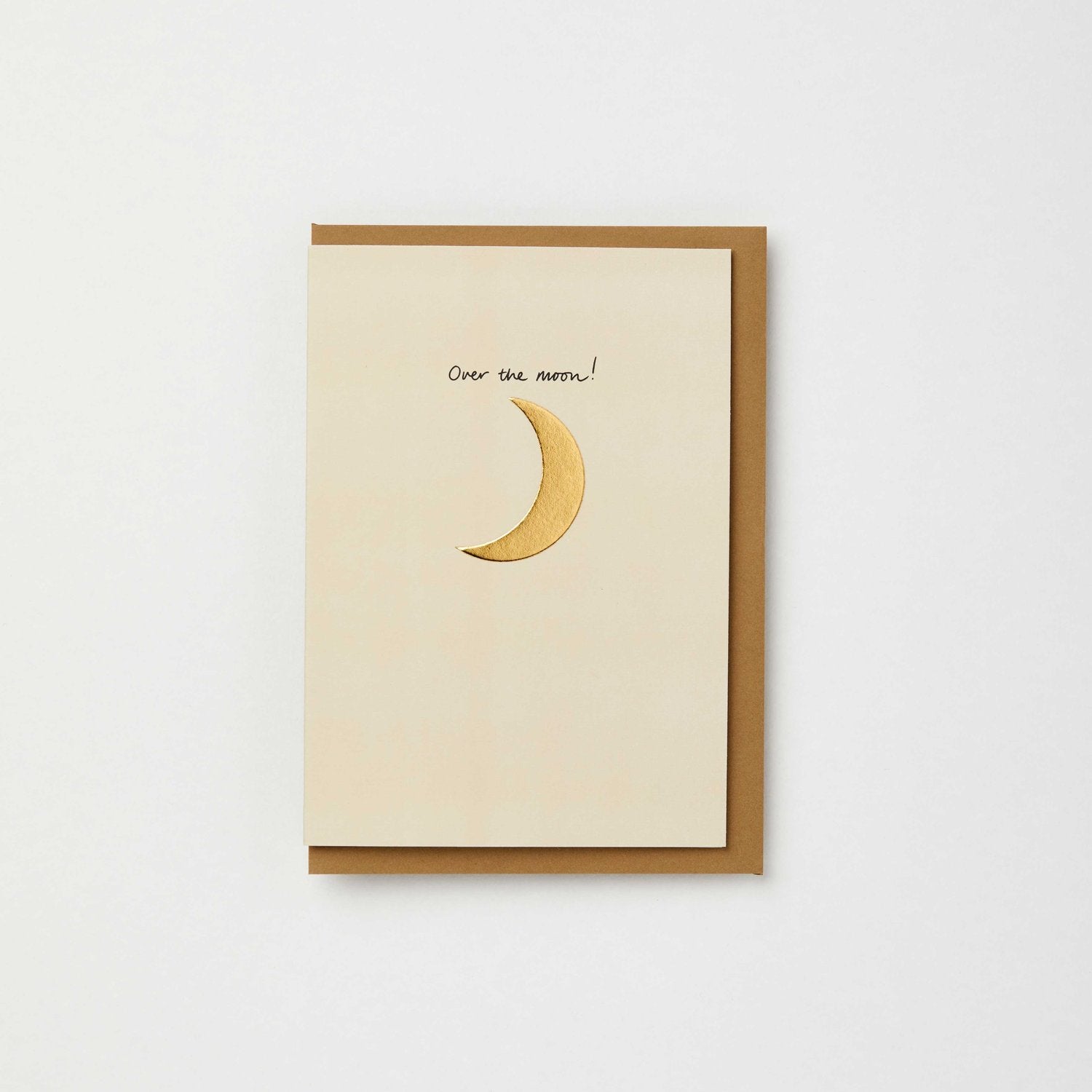 Over The Moon Card | Blank Inside | by Kinshipped - Lifestory