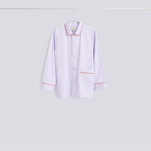 Outline Long Sleeve Pyjama Shirt - Unisex | Lavender | by HAY - Lifestory