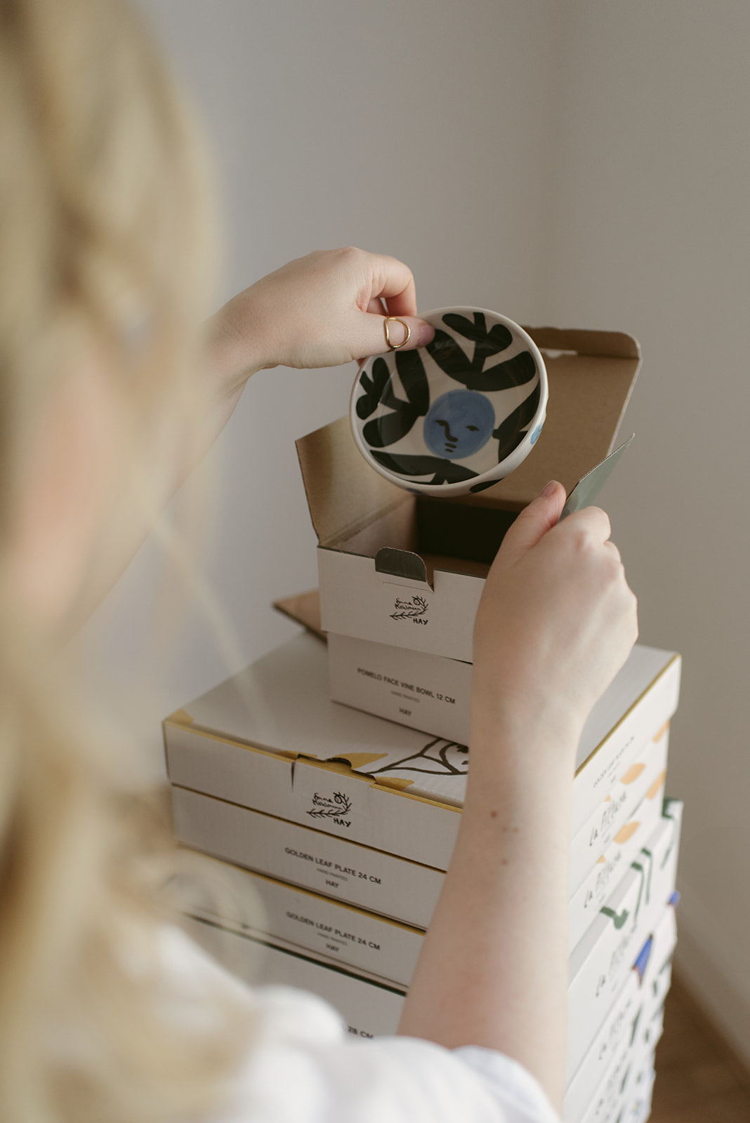 HAY x Emma Kohlmann - La Pittura Ø12cm Bowl in Various Designs - Lifestory