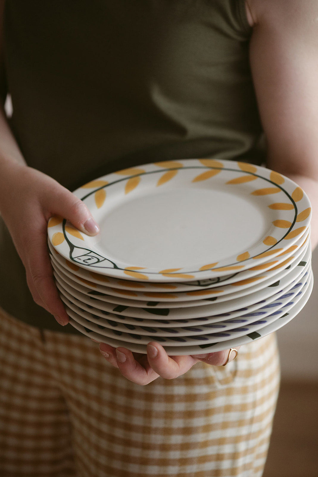 HAY x Emma Kohlmann - La Pittura Ø24cm Plate in Various Designs