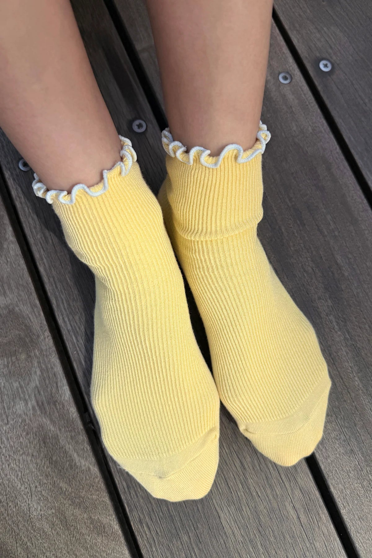 Le Bon Shoppe Petite Ruffled Modal Socks (UK 4-8) in Various Colours