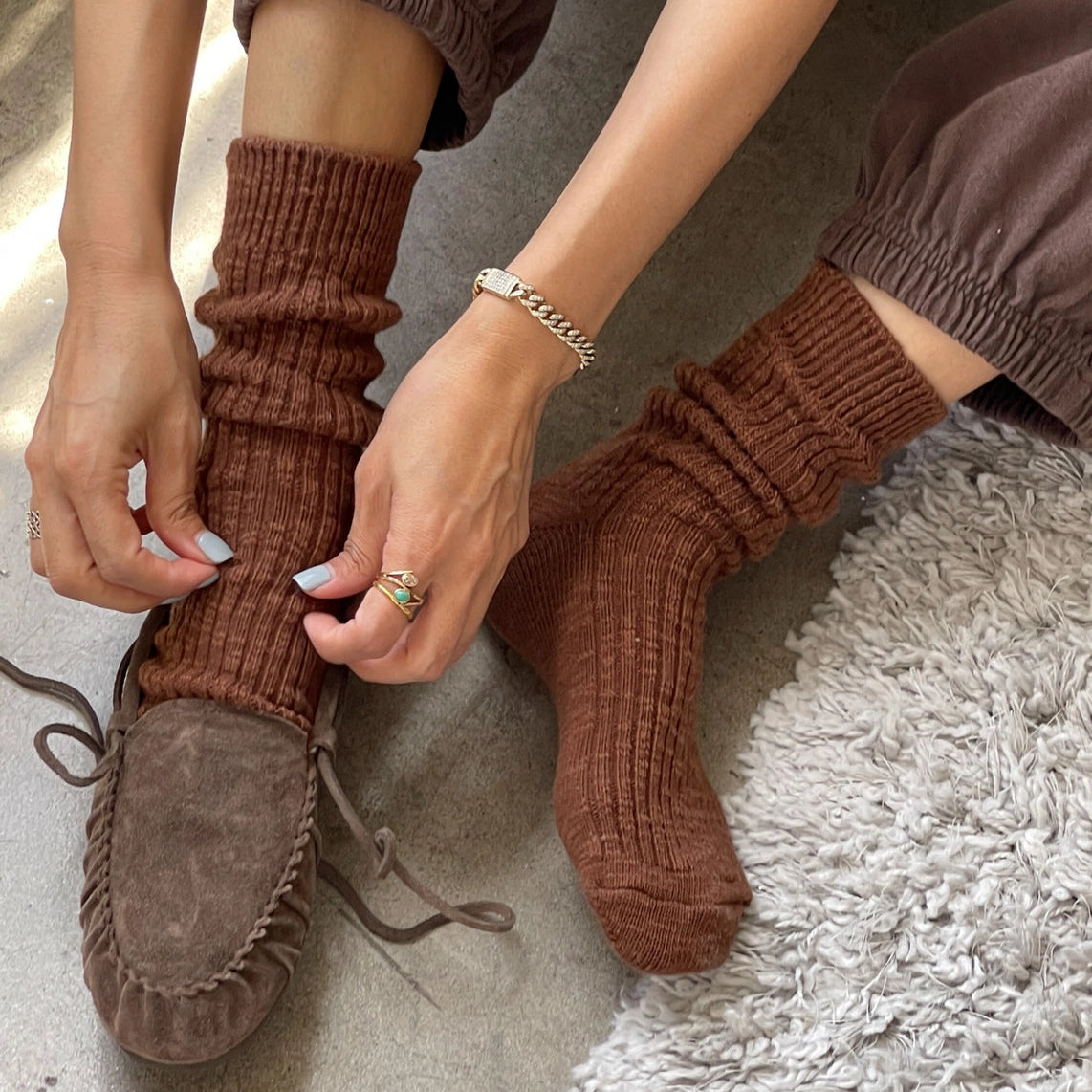 Le Bon Shoppe Cottage Socks in Various Colours - Lifestory