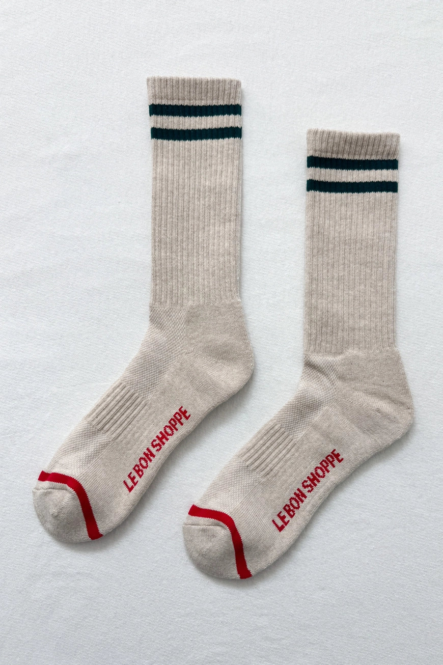 Le Bon Shoppe Extended Boyfriend Socks (UK 8-11) in Various Colours - Lifestory