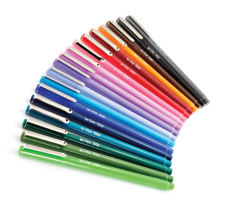 Le Pen Felt Pens - Various Colours with Superfine Nib - Lifestory