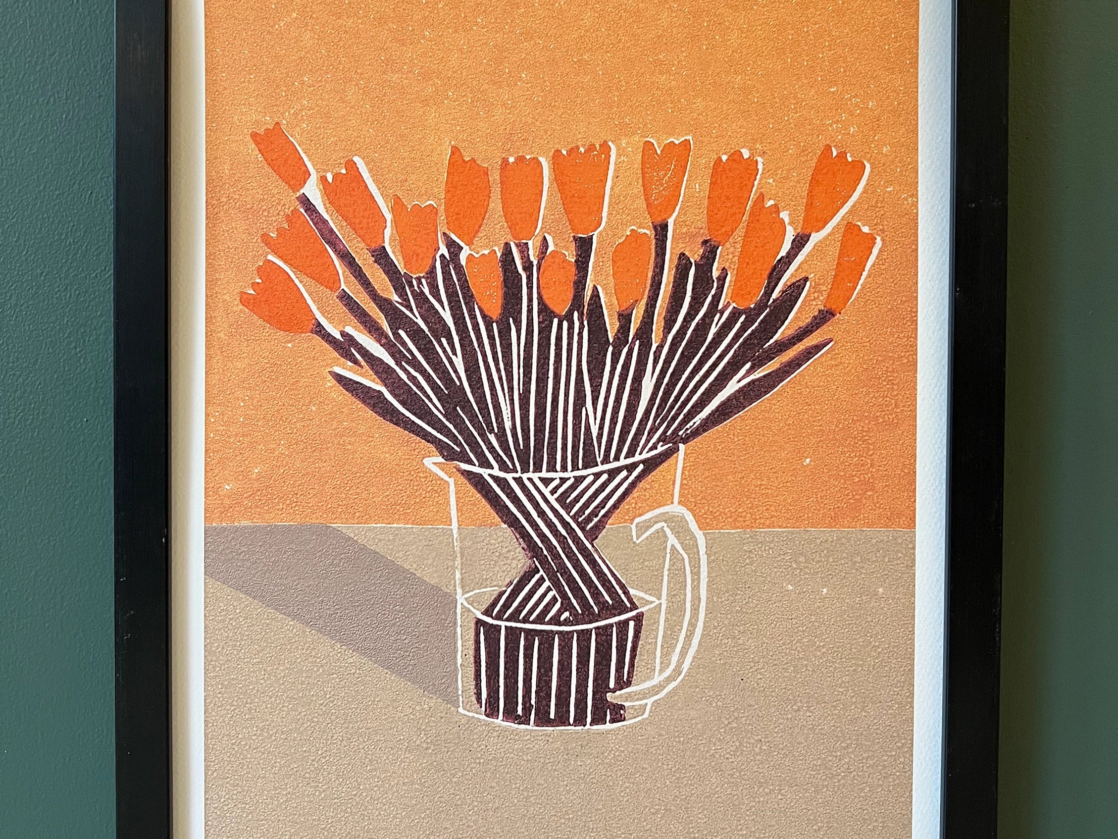 'Orange Emperor' Unframed A3 Print by Luiza Holub - Lifestory