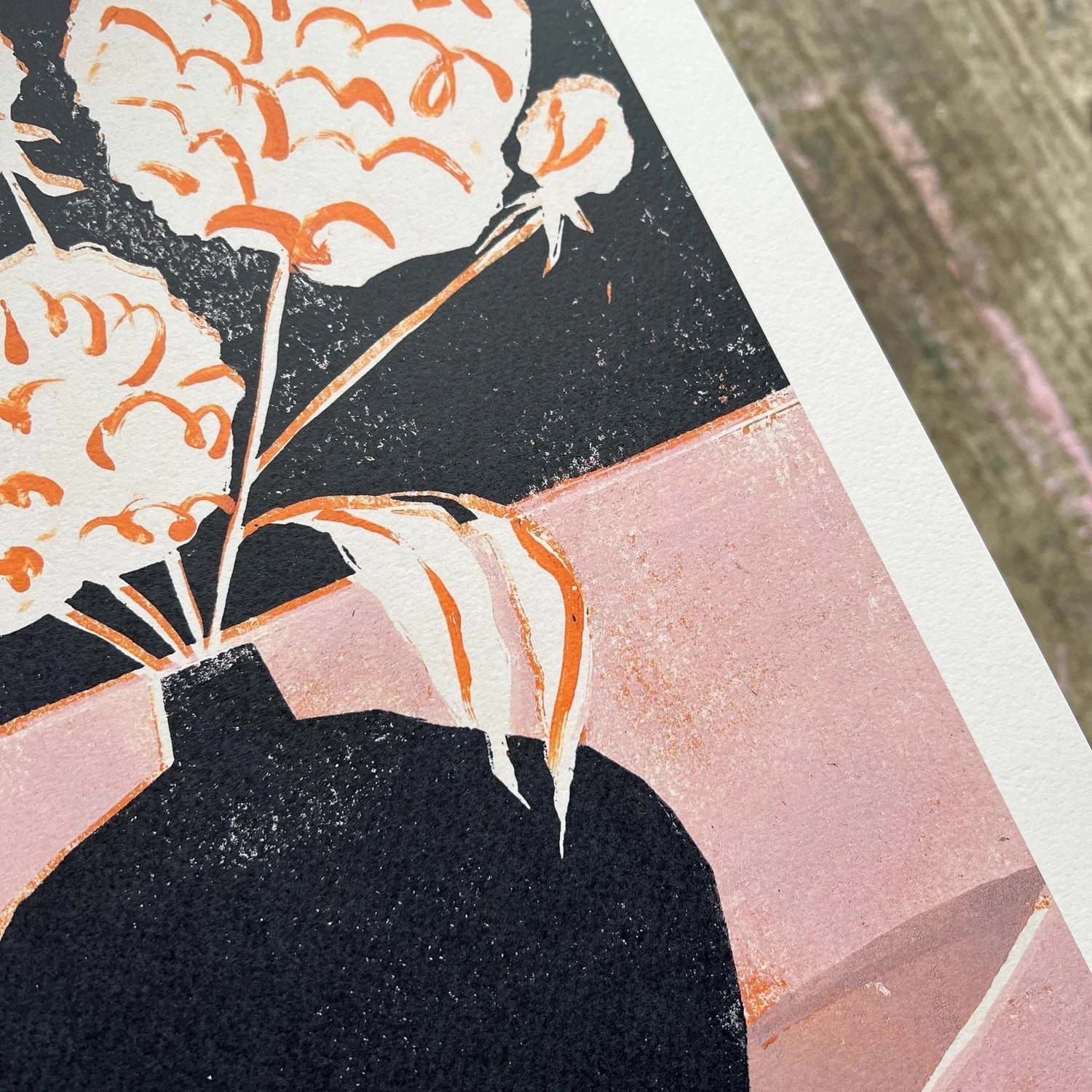 'White Peonies' Unframed A3 Print by Luiza Holub - Lifestory