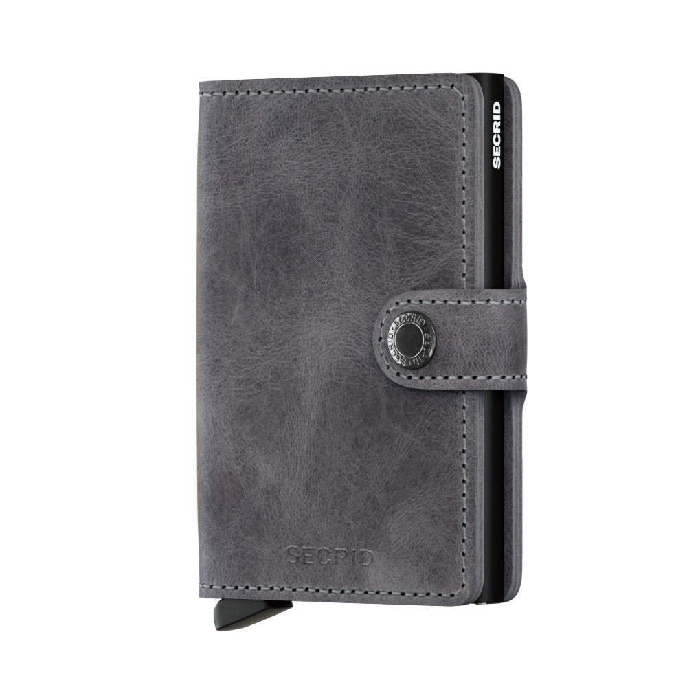 Miniwallet in Vintage Grey - Black by Secrid Wallets - Lifestory