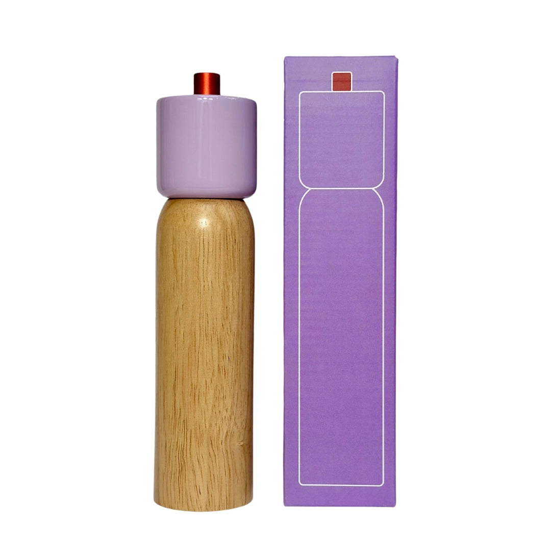 MAEGEN Salt & Pepper Grinder in Lilac & Red - 2 Sizes - Lifestory