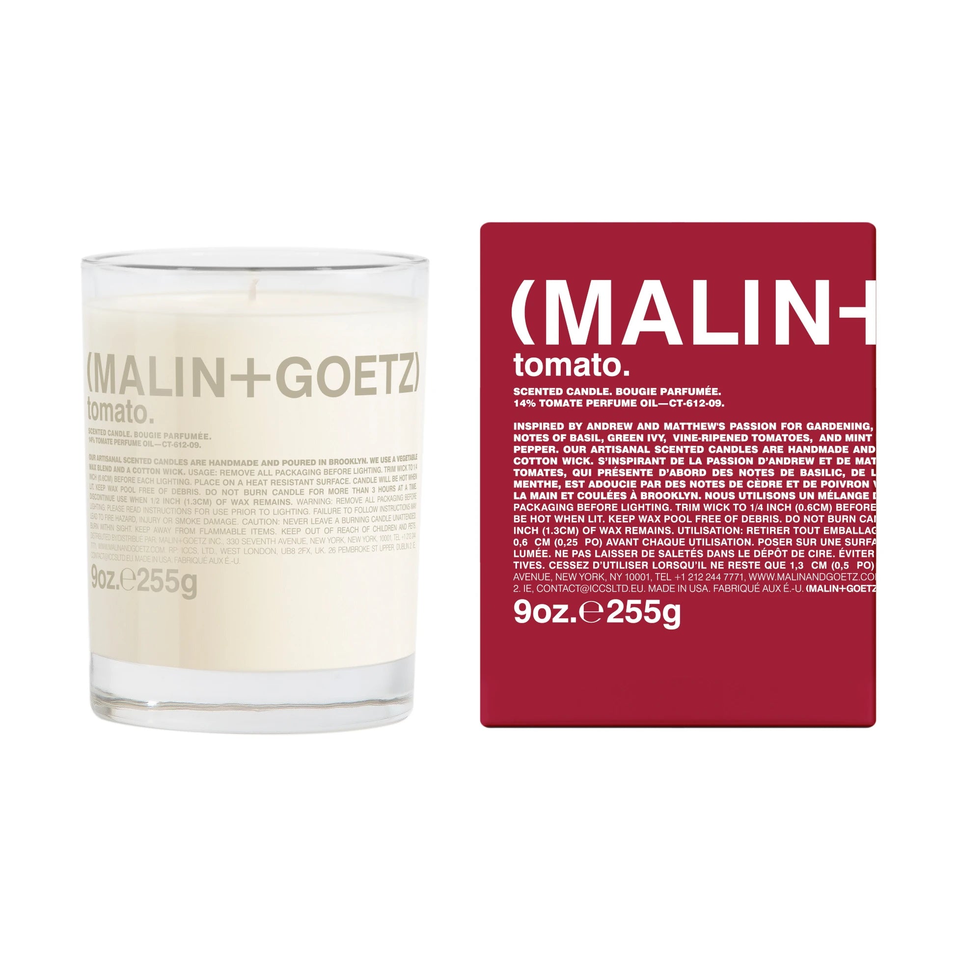 Tomato Candle | 60 Hour Burn Time | by Malin+Goetz - Lifestory