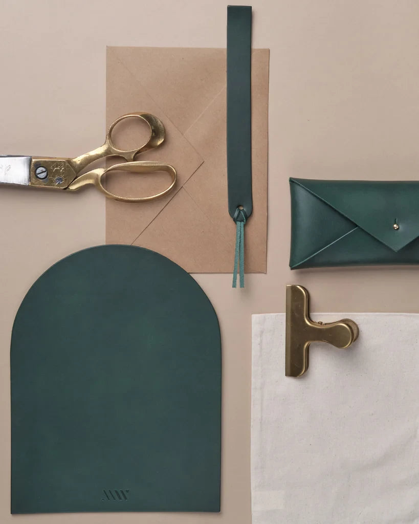 Leather Bookmark in Forest by MW Makes | Lifestory
