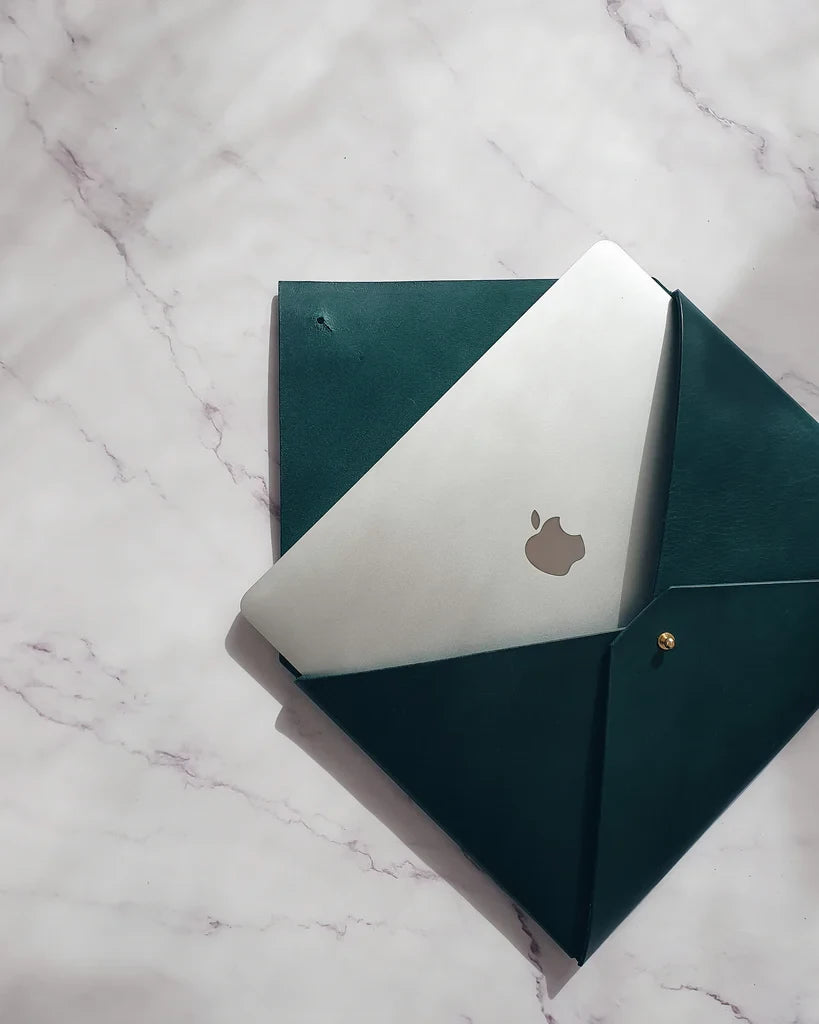 Portfolio / Laptop Leather Envelope by MW Makes | Lifestory